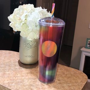 Starbucks 2021 Summer Rainbow Kaleidoscope Tumbler